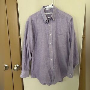 Editions by Van Heusen Men's Large Lavender Purple Long Sleeve Button Down Shirt